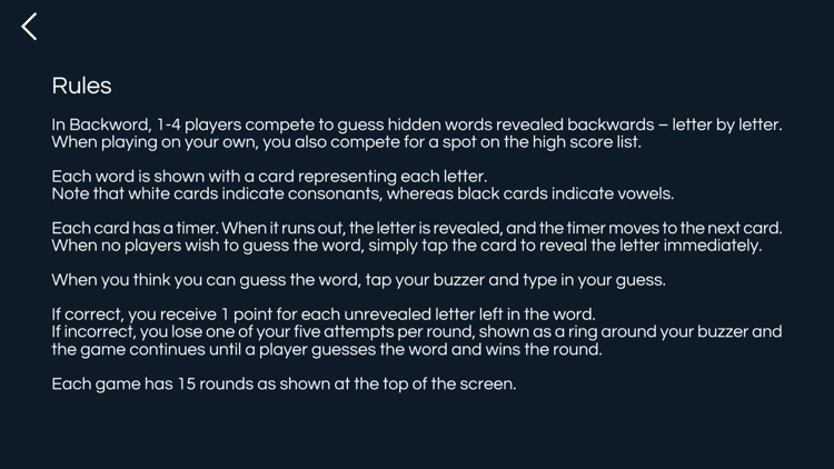 Backword - The Word Game screenshot-6