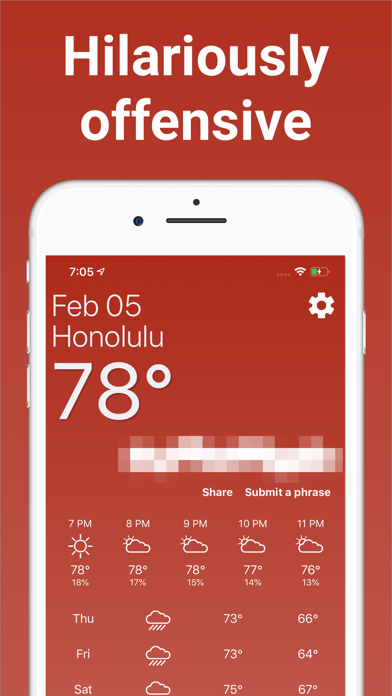 Funny Weather - Rude Forecasts screenshot 3