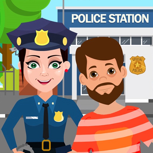 Town Police Life Icon