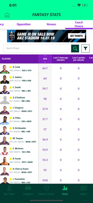 NRL Fantasy(圖5)-速報App