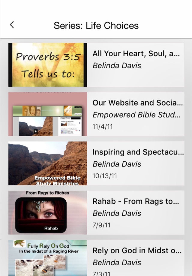 Empowered Bible Studies screenshot 2