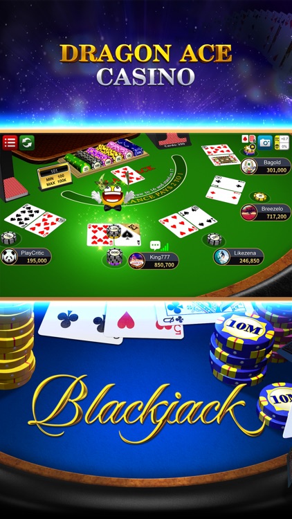 Blackjack 21 Dragon Ace Casino