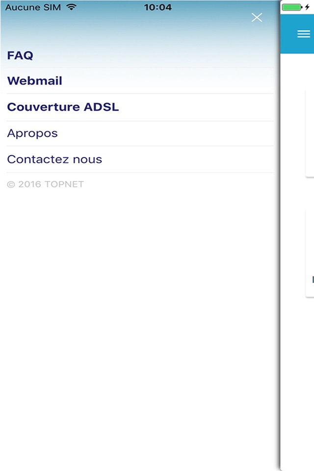 TOPNET APP screenshot 2