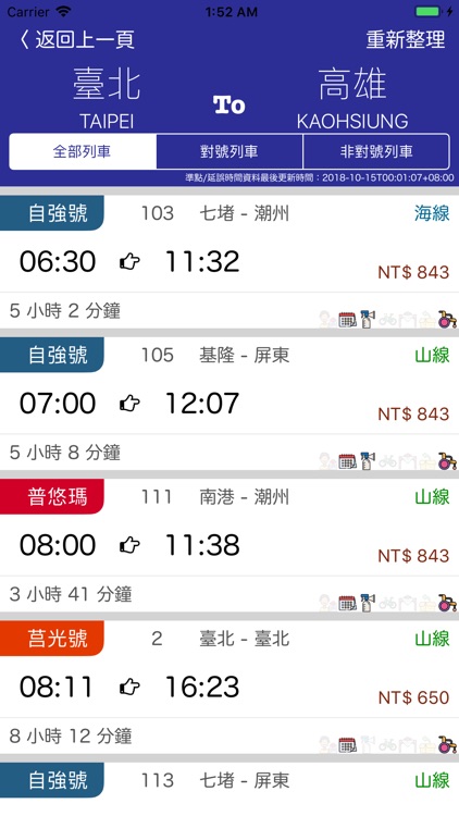 臺灣鐵路GO screenshot-5