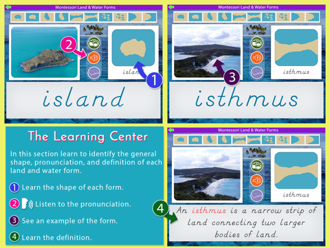 Montessori Land & Water Forms - náhled