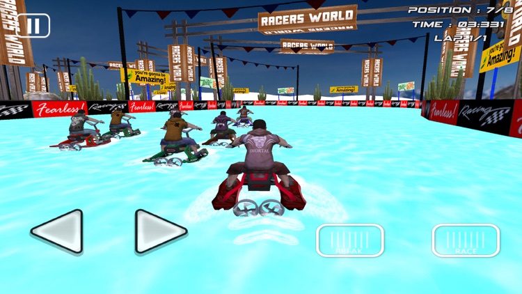 Jet Ski Racing Bike Race Games screenshot-1