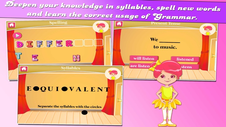 Ballerinas 3rd Grade Games screenshot-4