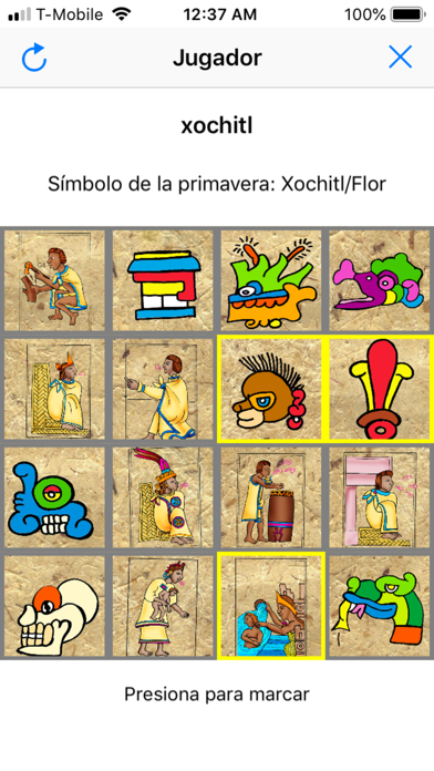 Lotería Náhuatl screenshot 2