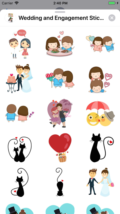 Wedding & Engagement Stickers screenshot 4