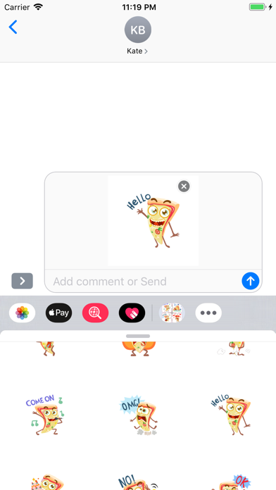 Pizza Day Stickers screenshot 4