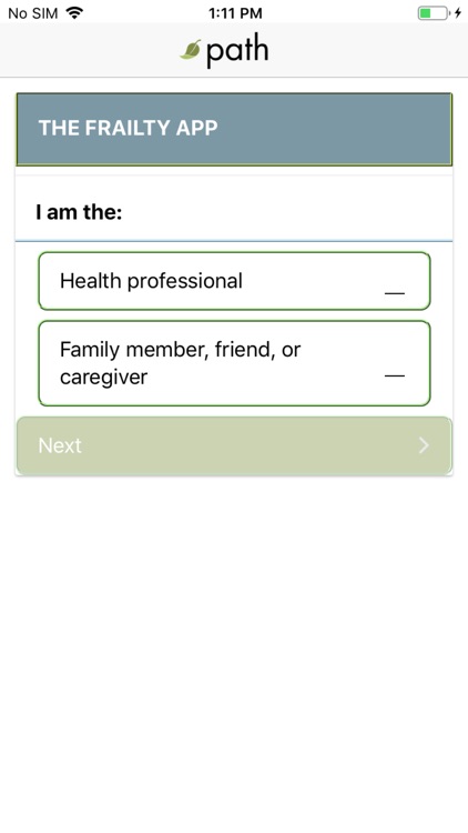 The Frailty App