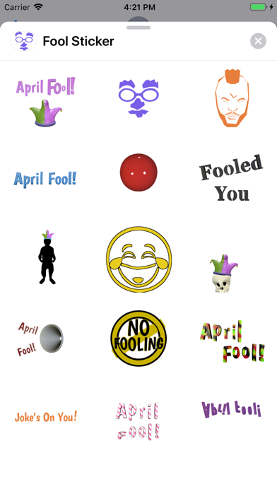 Fool Sticker screenshot 2