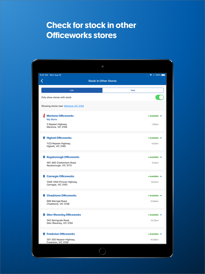 Officeworks App