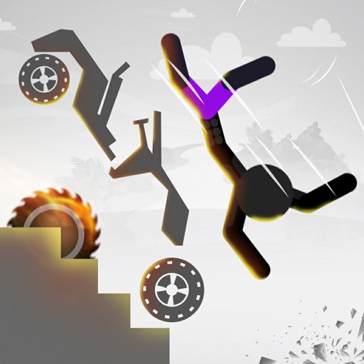 Stickman Crash Car Dismount iOS App