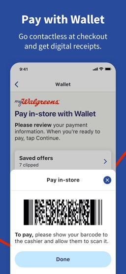 Walgreens app screenshot