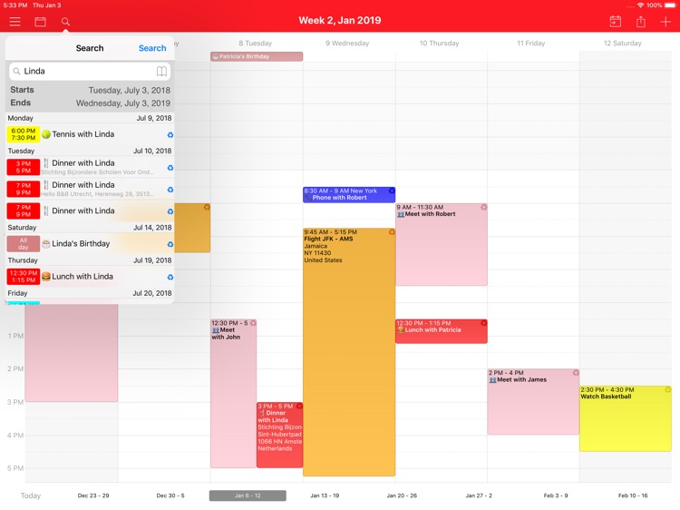 WeekCal iPad - Fully Unlocked screenshot-3