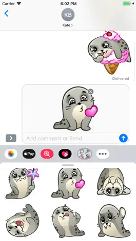 Game screenshot Seal Emojis mod apk