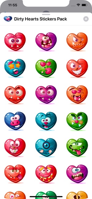 Dirty Hearts Stickers Pack(圖2)-速報App