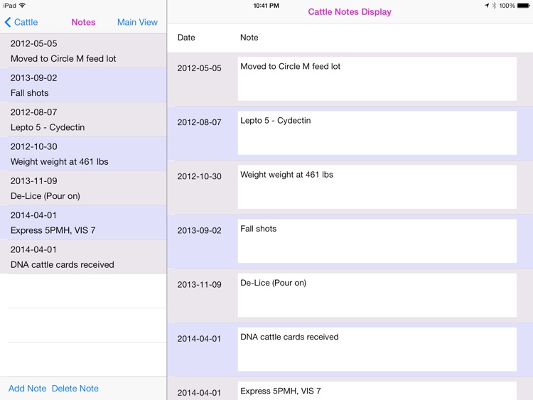Cattle Notebook screenshot-3