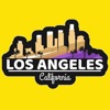 Los Angeles city USA stickers