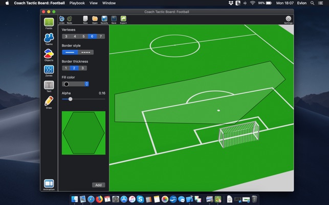 コーチ戦術的なボード サッカー をmac App Storeで