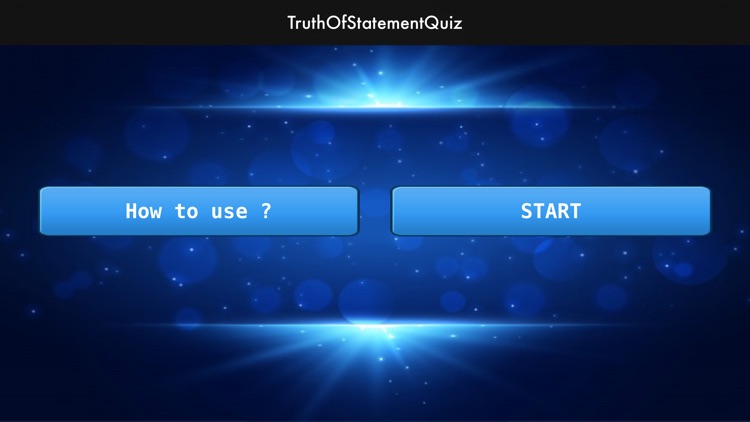 TruthOfStatementQuiz