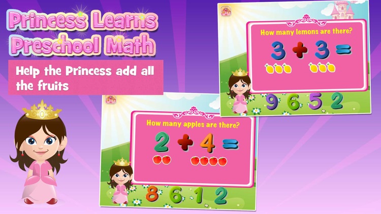 Princess Learns Math for Kids
