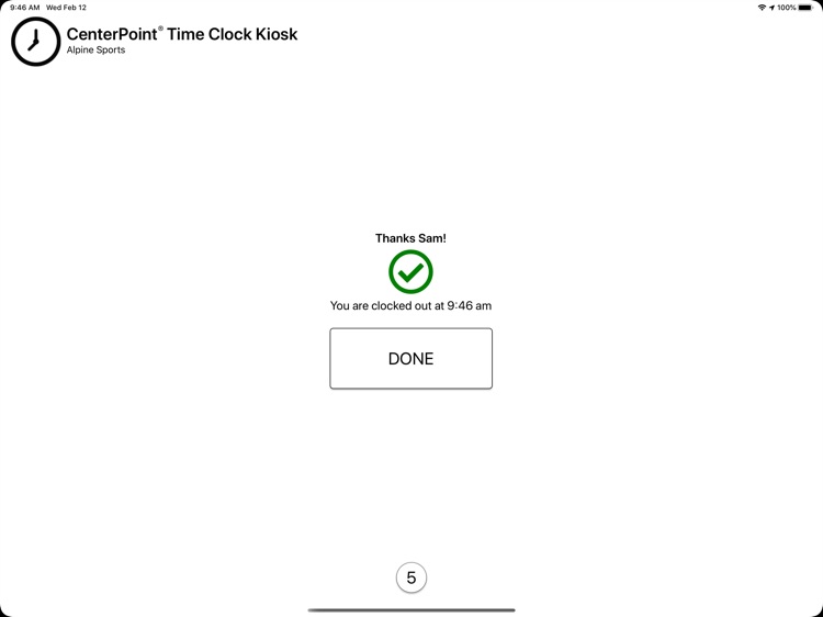 CenterPoint Time Clock Kiosk screenshot-5