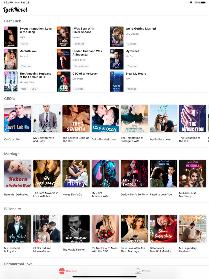 LuckyNovel - Romance Stories