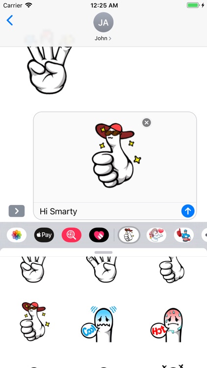 Fingerface ArtWork Stickers screenshot-7