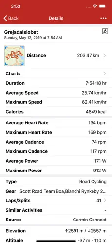 Screenshot 5 RunGap - Workout Data Manager iphone