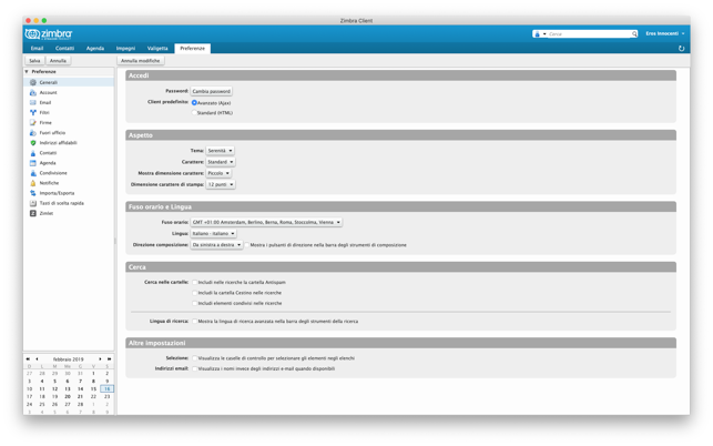 Zimbra Client