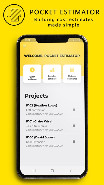 Pocket Estimator