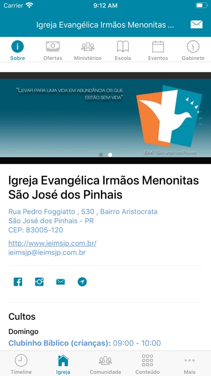 Igreja Irmãos Menonitas SJP