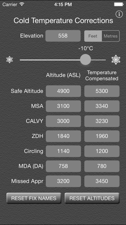 Cold Temperature Corrections