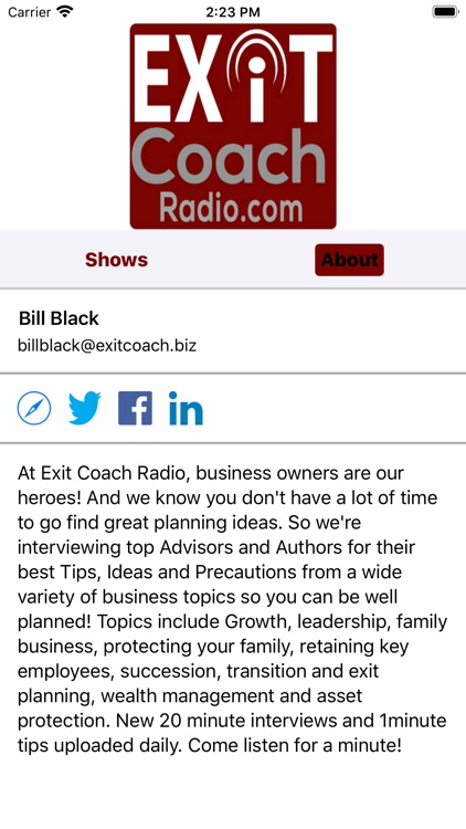 Exit Coach Radio