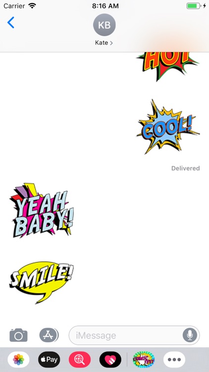 SlangMOJI - Comic Text Emojis screenshot-5