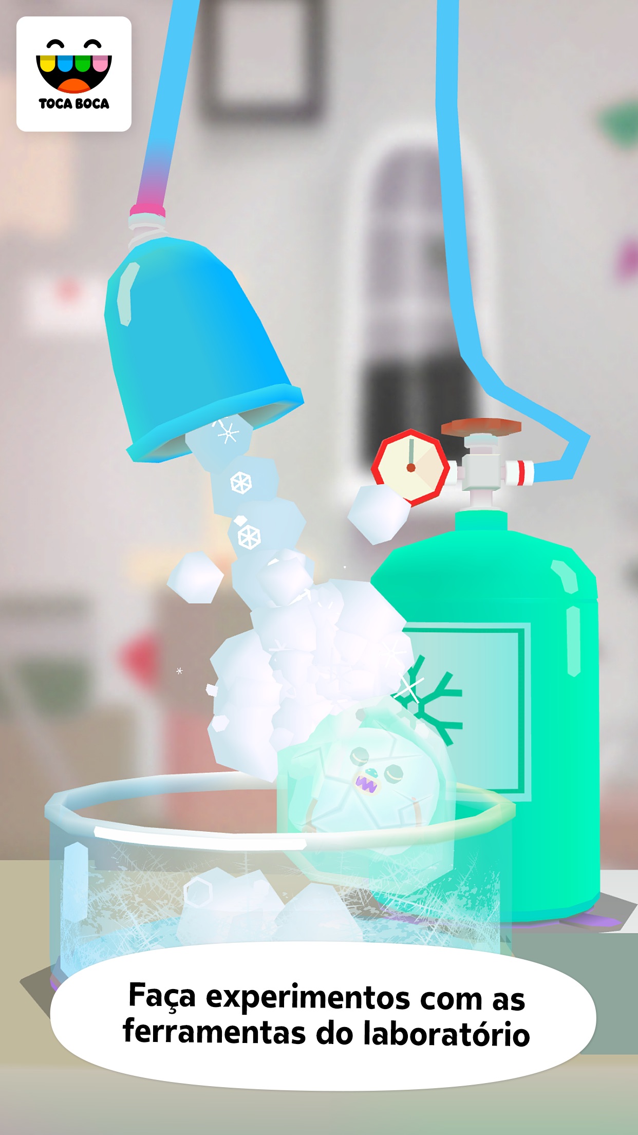 Screenshot do app Toca Lab: Elements