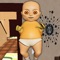 To make progress in Baby in Yellow: Granny simulator game, you have to complete the actions indicated on the left side of the screen