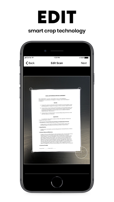 Scan App: PDF Document Scanner screenshot 2