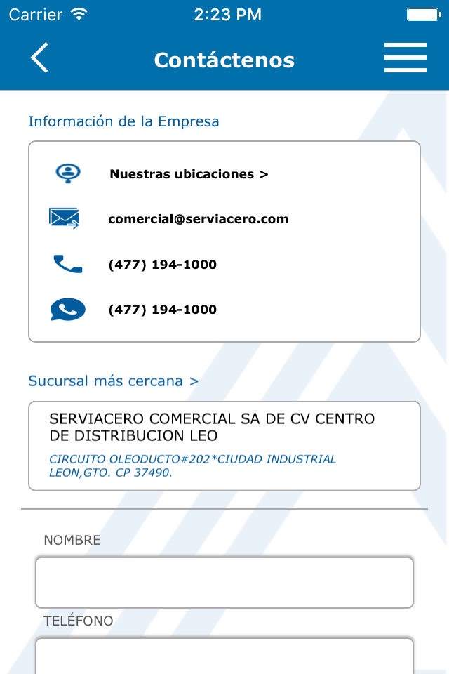 Serviacero Comercial screenshot 4
