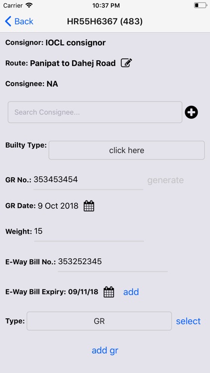 Logistics Management System