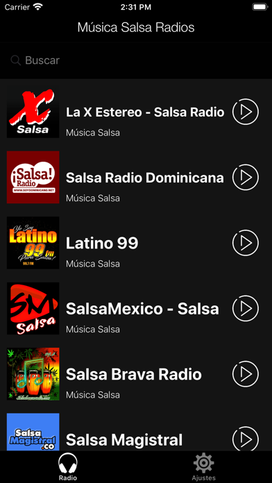 Música Salsa Radios screenshot 2