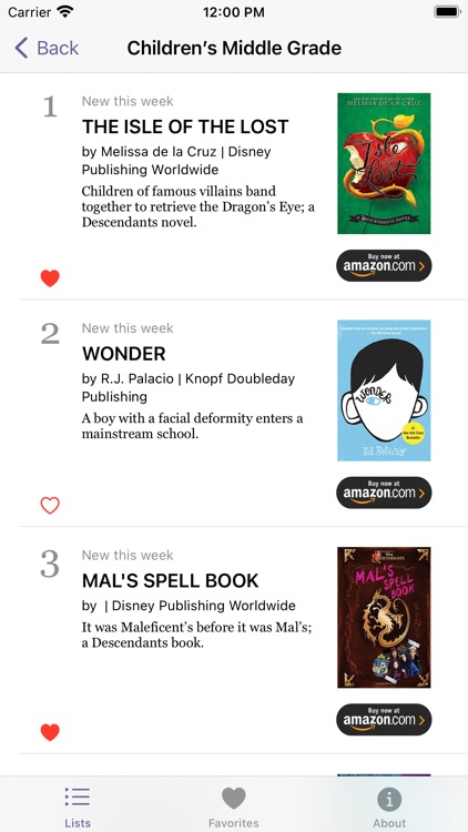 The Best Seller List