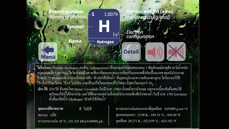 Thai Periodic Table