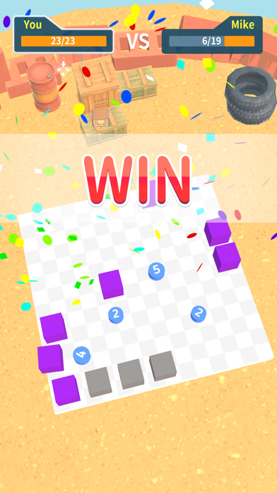 Flick Fall -Air Hockey Games screenshot 4