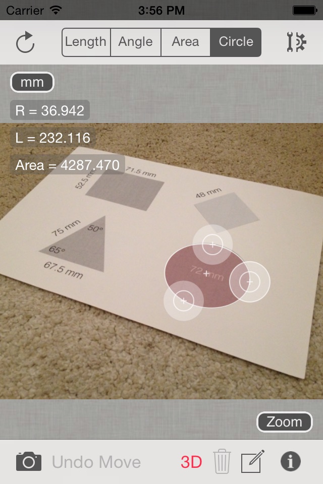 Partometer3D measure on photo screenshot 3