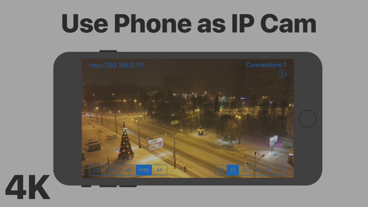 IP Cam: Phone as IP Camera