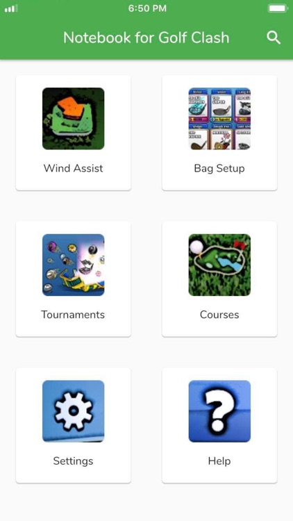 Notebook for Golf Clash