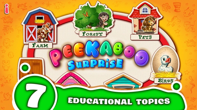 Peekaboo Educational kids game screenshot-0